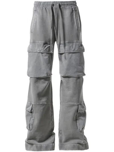 Entire Studios Cargo-pocket Track Pants In Grey