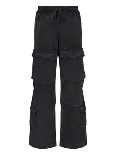 Entire Studios Cargo Track Pants In Black