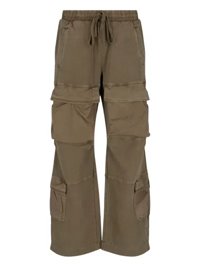 Entire Studios Cargo Track Pants In Green