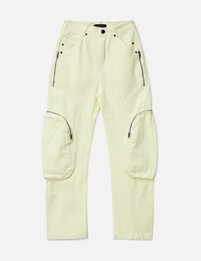 Entire Studios Cargo Zip Pants In White