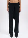 Entire Studios Cashmere Blend Knit Trousers In Black