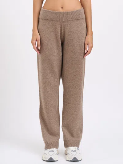 Entire Studios Cashmere Blend Knit Trousers In Multi