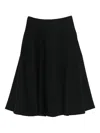 Entire Studios Celeste Panelled Midi Skirt In Black
