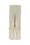 Entire Studios Cotton Canvas Cargo Pants In Paper