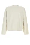 Entire Studios Chalk Cotton Oversize T-shirt In Rice