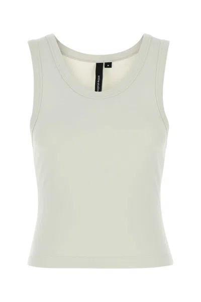 Entire Studios Round Neck Cotton Tank Top In White