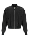 Entire Studios Nylon Bomber Jacket Puffer Jackets Black In Black