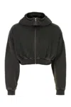 Entire Studios Charcoal Cotton Oversize Sweatshirt