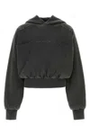 Entire Studios Charcoal Cotton Sweatshirt In Black