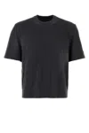 Entire Studios Charcoal Cotton T-shirt In Black