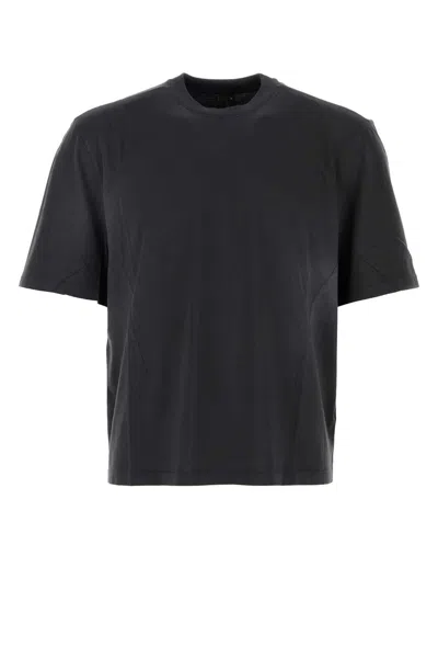 Entire Studios Charcoal Cotton T-shirt In Black