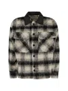 Entire Studios Check-pattern Wool-blend Shirt Jacket In Multi