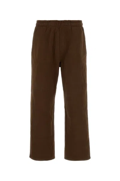 Entire Studios Chocolate Cotton Joggers In Brown