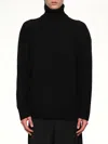 Entire Studios Chunky Turtleneck In Black