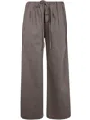 Entire Studios Cinch Wide-leg Trousers In Brown