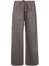 Entire Studios Cinch Wide-leg Trousers In Grey