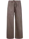 Entire Studios Cinch Wide-leg Trousers In Ta Tan