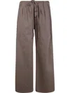 Entire Studios Cinch Wide-leg Trousers In Brown