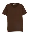 Entire Studios Classic Crew-neck T-shirt In Burgundy