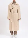 Entire Studios Classic Light Sand Trench In Neutral