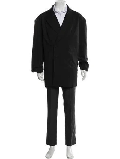 Pre-owned Entire Studios Coat In Black