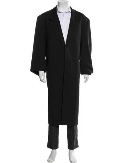 Pre-owned Entire Studios Coat In Black