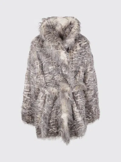 ENTIRE STUDIOS ENTIRE STUDIOS FUR COAT WOMAN COLOR NATURAL,H66611067