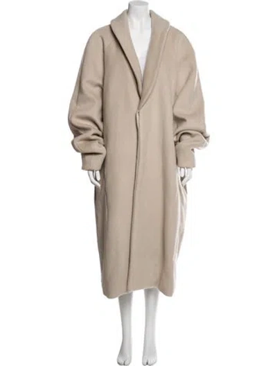 Pre-owned Entire Studios Coat In Neutral