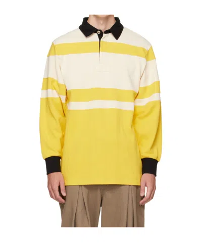 Entire Studios Color-block Long-sleeve Polo Shirt In Multi