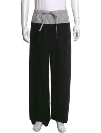 Pre-owned Entire Studios Colorblock Pattern Ski Pants In Black