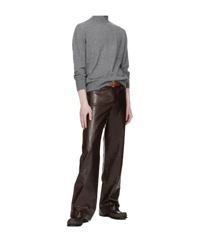 Entire Studios Concrete Turtleneck Knitwear In Gray