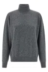 Entire Studios Concrete Turned-up High-neck Sweater In Gray
