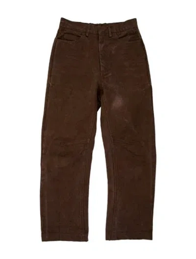 Pre-owned Entire Studios Corduroy Pants In Brown