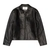 Entire Studios Corehide Jacket Black In Animal Print