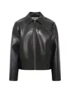 Entire Studios Corehide Leather Jacket In Black