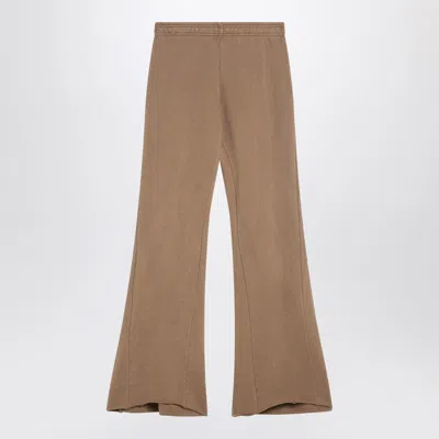 ENTIRE STUDIOS COTTON BEIGE FLARED TROUSERS
