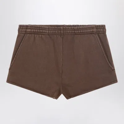 ENTIRE STUDIOS COTTON BROWN FLARED TROUSERS
