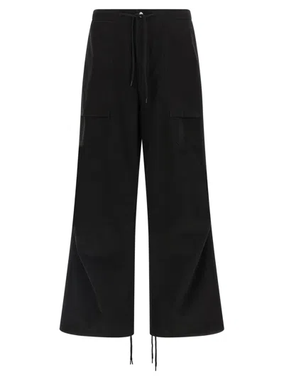 Entire Studios Barren Straight Leg Cargo Pants In Black