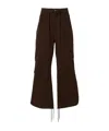 Entire Studios Drawstring Cargo Trousers In Black