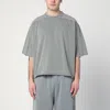 Entire Studios Oversized Cotton T-shirt Raw Edge Hem In Brown