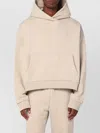 Entire Studios Cotton Hooded Sweatshirt Kangaroo Pocket Ribbed Cuffs In Gray