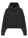 Entire Studios Cotton Sweatshirt Drop Shoulders Hooded Kangaroo Pocket In Gray