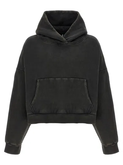 Entire Studios Cotton Hoodie In Black