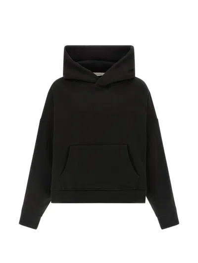 Entire Studios Cotton Hoodie In Black