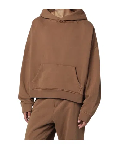 Entire Studios Cotton Hoodie In Brown