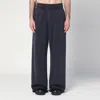 Entire Studios Cotton Ink Coloured Trousers In Blue