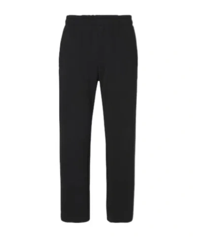 Entire Studios Cotton Jersey Straight Sweatpants In Black