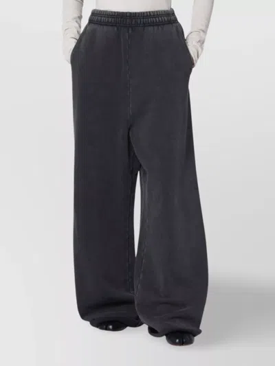 Entire Studios Cotton Joggers With Wide Leg Design In Black