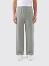 Entire Studios Unisex Waist Pockets Pants With Warm Interior And Drawstring Waistband In Gray