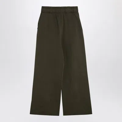 Entire Studios Cotton Military Green Trousers In Black